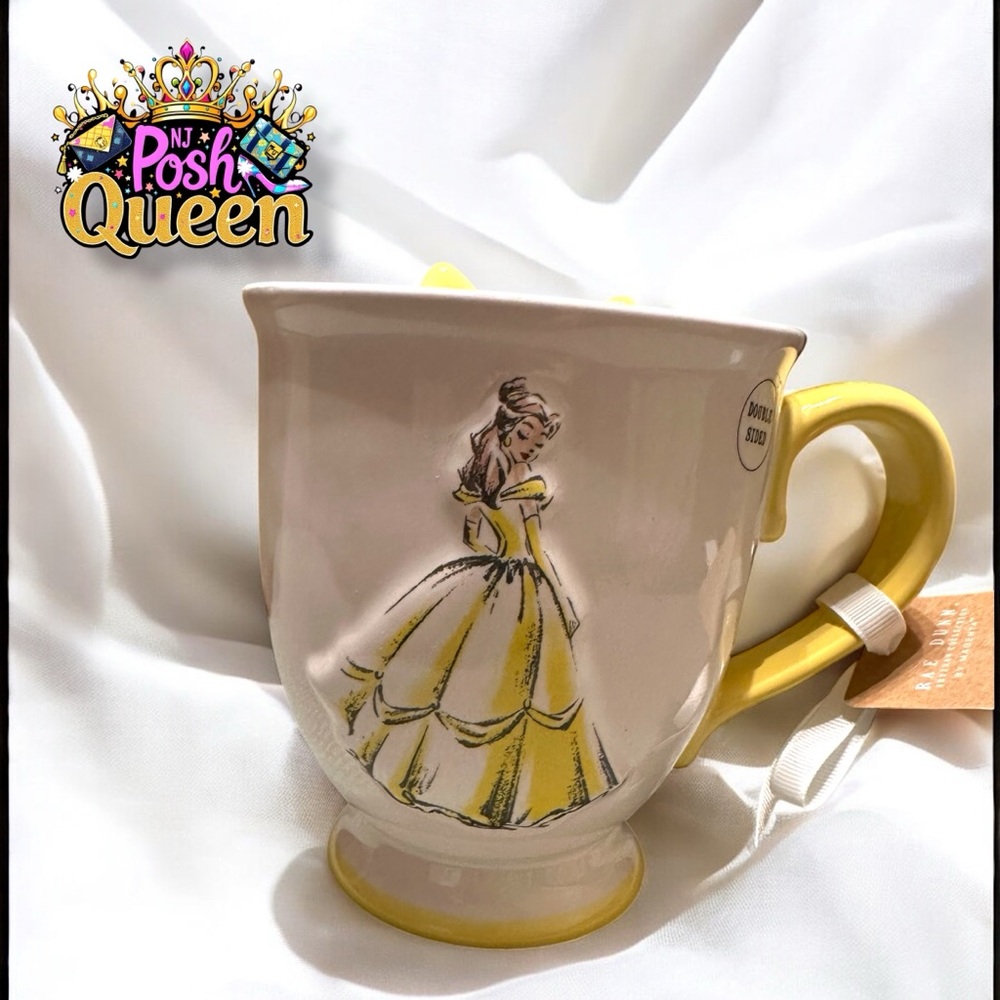 Rae Dunn Disney "Beauty and the Beast" Belle mug - Picture 2 of 6